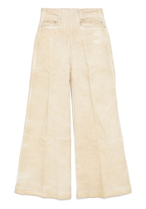 Pantaloni Dirt Cooper in beige Rick Owens DRKSHDW - donna